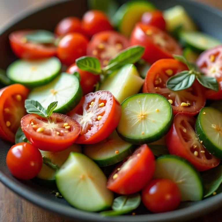 Salada de Pepino Facil e Refrescante – Receita Perfeita