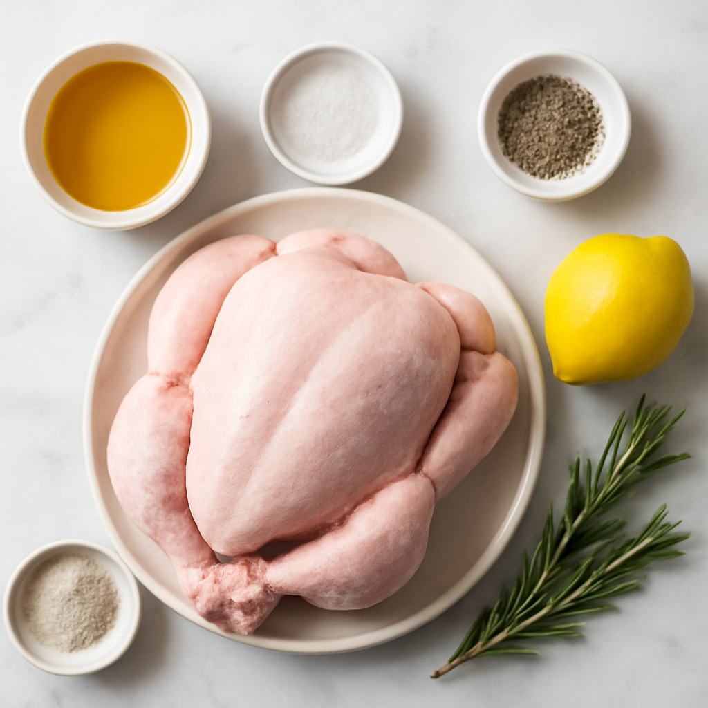 Ingredients for Frango Assado Receita Facil e Deliciosa para o Dia a Dia