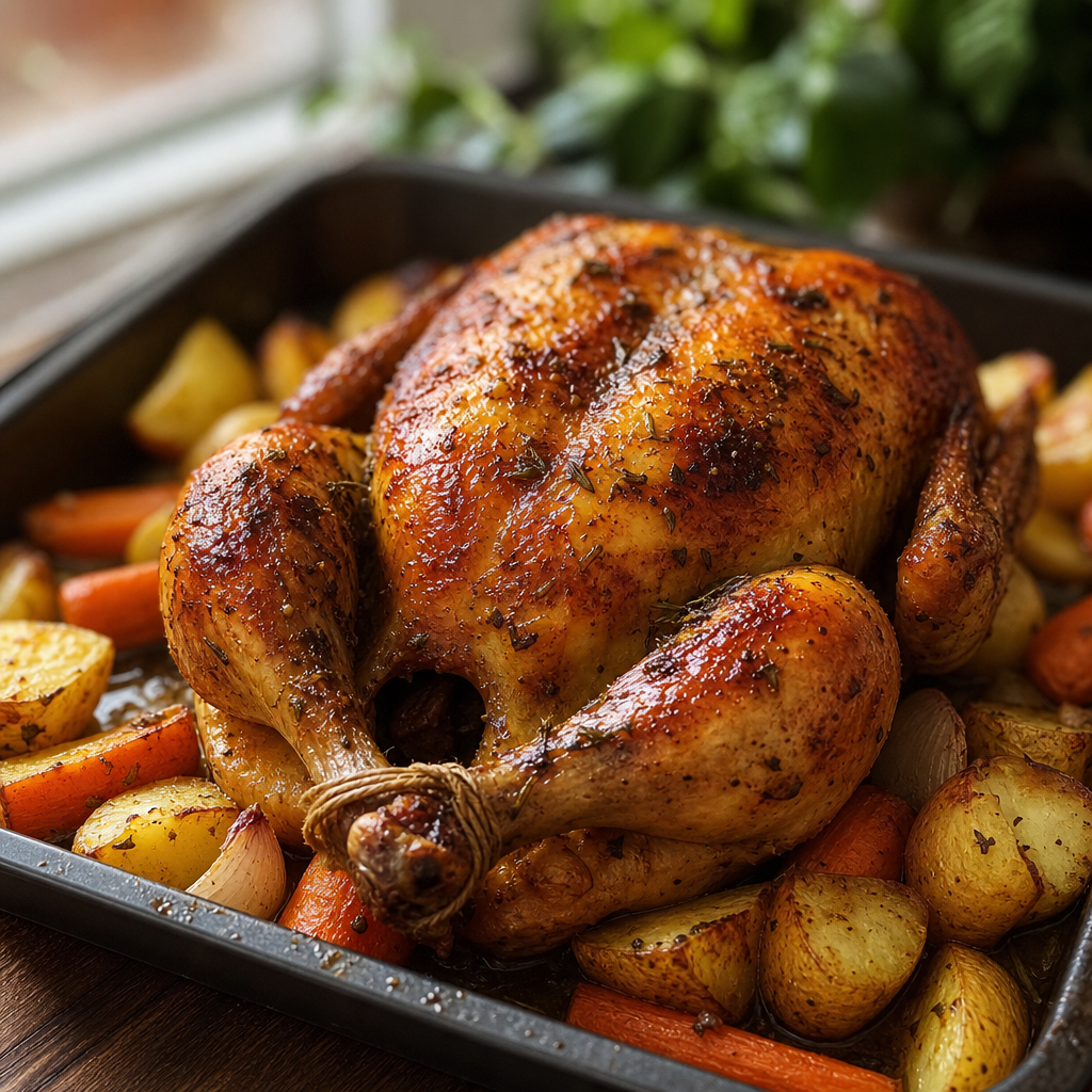 Frango Assado Receita Facil e Deliciosa para o Dia a Dia