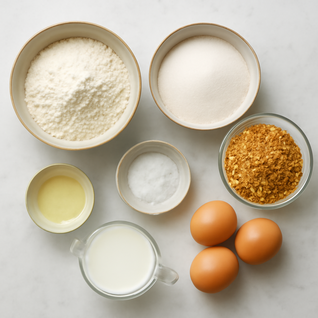 Ingredients for Receita de Bolo de Pacoca Facil e Deliciosa para Sobremesa