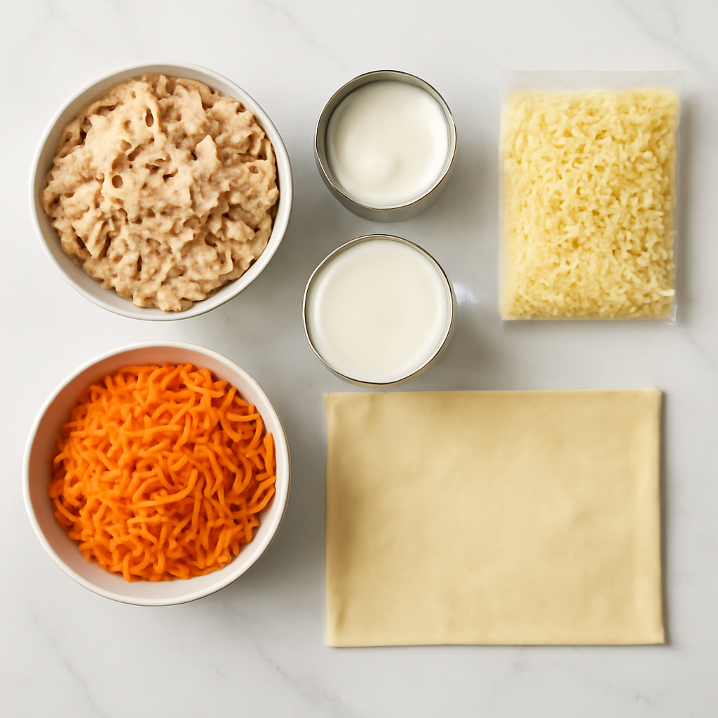 Ingredients for Receita de Torta Fria de Frango Facil e Deliciosa para o Dia a Dia