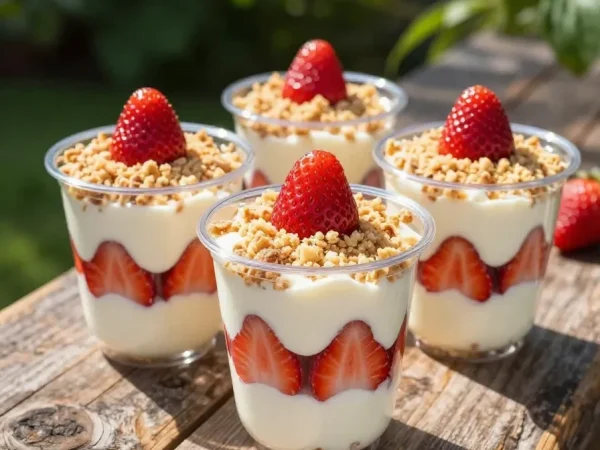 Trifle de morango e chocolate | Receita fácil e deliciosa