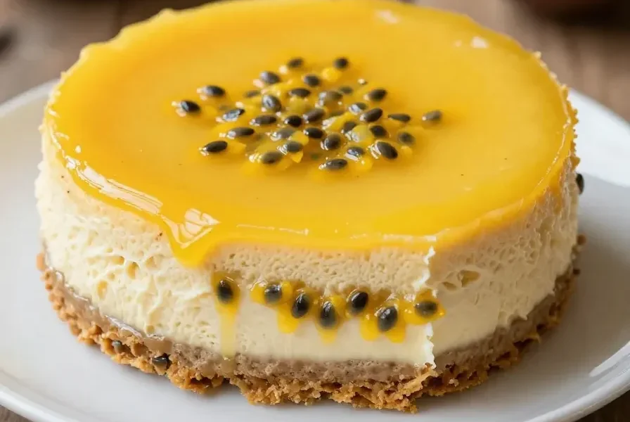 Torta Mousse De Maracujá
