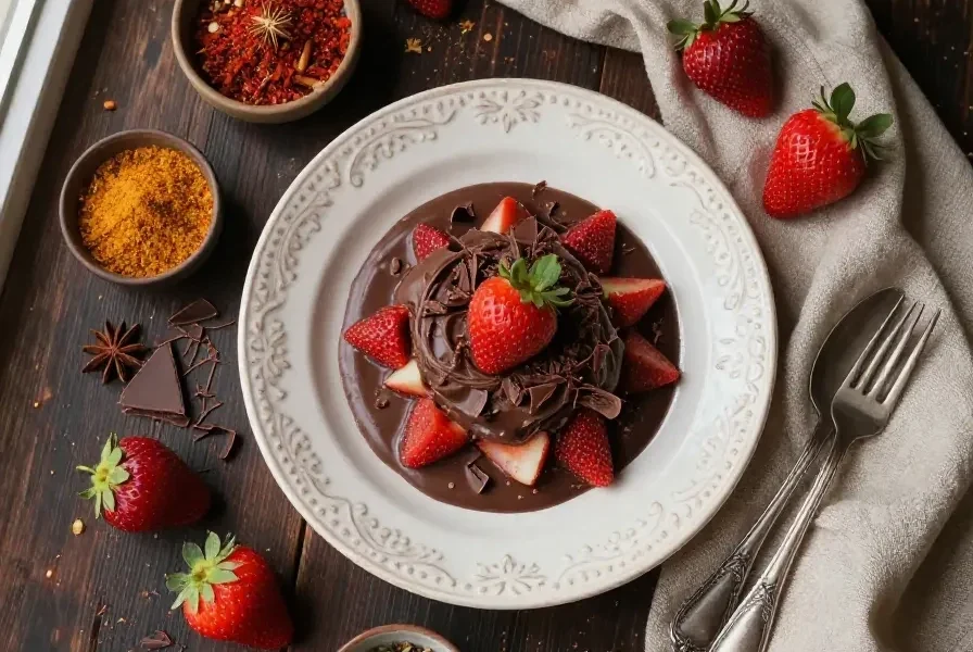 Copo da felicidade de Chocolate com Morango